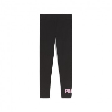 Puma Logo Leggings Junor Girl Black Pink