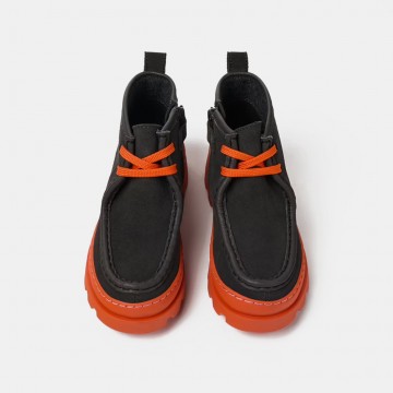 Camper "Brutus"  Δερμάτινα Μποτάκια Αγόρι Γκρι