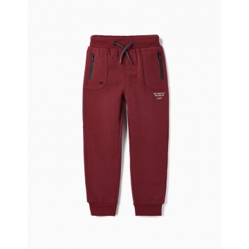 Zippy Παντελόνι Φόρμας Mini Αγόρι Βυσσινί